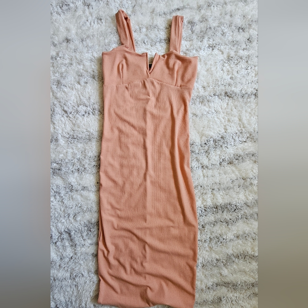 Summer Peach Dress